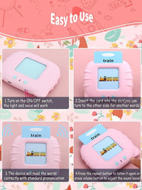 Thumbnail for Talking flash cards Preschool learning toy