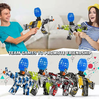 Thumbnail for AK47 Gel Blaster Rechargeable Electric Toy Gun With 1000 Pcs Gel Balls