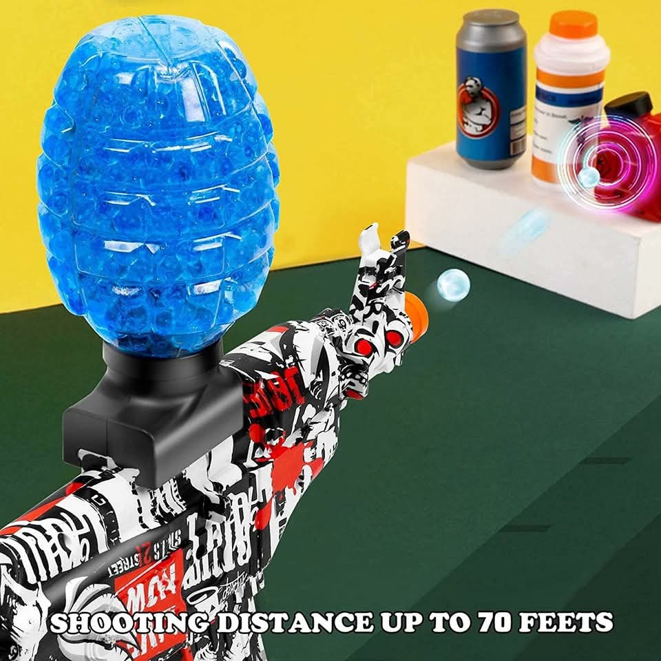 AK47 Gel Blaster Rechargeable Electric Toy Gun With 1000 Pcs Gel Balls