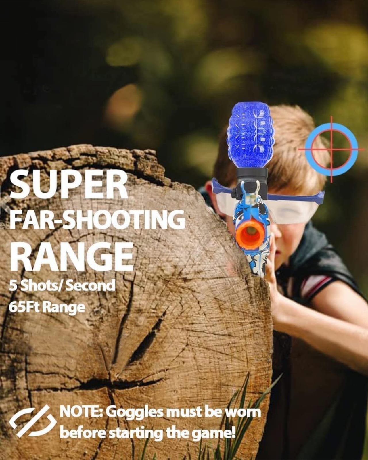 AK47 Gel Blaster Rechargeable Electric Toy Gun With 1000 Pcs Gel Balls